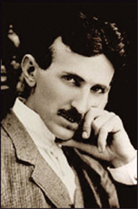 Portrait of Nikola Tesla